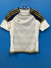 NEW Adidas 100% Polyester Youth Climacool Soccer Shirt Color White Navy Gold NEW