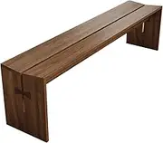 LYXWGRZD Dining Bench, Wood Bench, Entryway Bench with Entryway Bench, Farmhouse Wood Bench, Kitchen Bench, Bench end of Bed for Living Room, Dining Room, Hallway(Brown,120cm/47.2in)