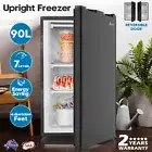 90L Compact Upright Freezer Black Mini Freezer for Home Office Dorm Car