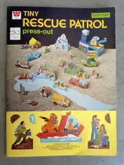 Vintage Whitman Rescue Patrol Press-Out Activity Books Unpunched Set 1916 NOS