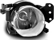 Car Fog Lights For B&MW 3 5 6 Series E60 E61 E90 E91 323i 325i 525i Front Fog Lights Lamp Housing Lens Clear Auto Foglight Assembly With Bulbs Car Front Bumper Fog Light(Left and Right)