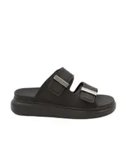 Alexander McQueen Hybrid Slides 45,39.5,39,40.5,40,41.5,41,42.5,42,43.5,44.5,43 Black/Silver