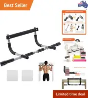 Pull Up Bar for Doorway | Thickened Steel Max Limit 440 lbs Upper Body Fitnes...