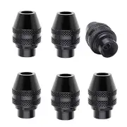 6pc Quick Change Keyless Chuck,1/32" to 1/8" Replacement 4486 Drill Keyless