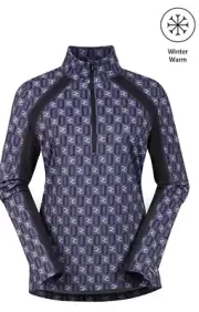 Kerrits Cross Trainer Fleece Tech Top-L-Lavender Boots