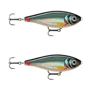 2x Rapala 14cm X Rap Haku Slow Sinking Glidebait Fishing Lures - Halloween
