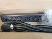 LCD Metered/Breaker PDU 6-50P 240V 50A (4) X C13 & (4) X C19 Crypto Mining