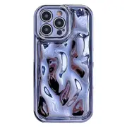 For iPhone 12 Pro Max 6.7 inch Fall Proof Phone Case Meteorite Texture Electroplating TPU Cover