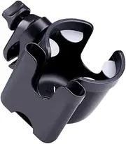 Abaodam Trolley Cup with Phone Stand Lightweight Stroller Water Bottle Rack Compatible with Various Bottles Easy to Install for Feeding the Go Use