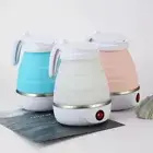Mini Electric Kettle Foldable Silicone Kettle Portable Water Kettle Travel Use
