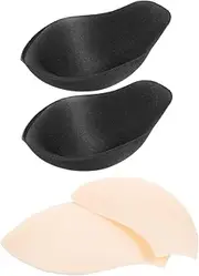 [Homoyoyo] 4pcs 's Sponge Pad Crotch Pad Sports Cup Cup 's Swimwear with Pad Enhancing Cup Front Pad for Brief Bulge Enhancing