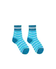 Greek transparent socks M Blue