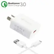 Qualcomm 3.0 Adaptive Fast Wall Charger+Micro USB Cable Galaxy S7 edge S6 Note 5