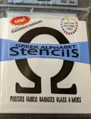 Auto Glass Chalk Stencils- Sports & Greek Frat (You Pick)