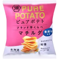 在飛比找Yahoo奇摩購物中心優惠-湖池屋 PURE POTATO岩鹽風味薯片 52g