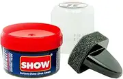 [SHOW] NAVY Instant Shine Shoe Polish Cream with Sponge for Shoes Boots Bags - Unisex 50ml 1 Unit Polish Cream - Leather Nourishment and Conditioner - Shoe Care Products, Navy, 50 ml