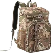Lunch Cooler Bag for Men | Leak Proof Thick Insulation Backpack, 18L Large Capacity Insulated Cooler Lunch Backpack, Outdoor Storage Shoulder Bag for Picnics, Gatherings