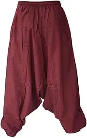 [Royal Kurta] Unisex Cotton Spandex Harem Yoga Pants(Free Size)