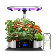 WiFi 12 Pods Hydroponics Growing System with APP Control,Indoor Garden up to ...