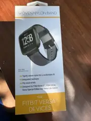 Hook and Loop Nylon Woven Sport Watch Band Strap For Fitbit Versa/ Versa 2/ Lite