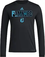 [adidas] Men's Minnesota United Fc Long Sleeve Pre-Game T-Shirt