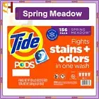 Tide Pods HE Laundry Detergent Pods, Spring Meadow, 156-count