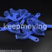 5 Pairs/10 Pcs Plastic-Steel Dental Impression Trays Quadrant/Anterior S/M/L U/L