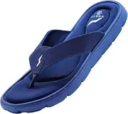 [NORTY] Casual Memory Foam Flip Flop Summer Sandals Men - Indoor Slippers, Shower Shoes, and Beach Flip Flops for Men - Medium Width