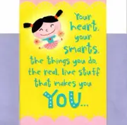 Funny Praise Compliment Proud of Child Cheers Cheerleader Hallmark Card