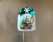 Alice In Wonderland “March Hare” 3” Cube Shaped Ornament, Handmade In USA, New!
