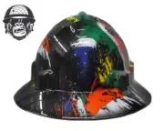 Custom Hydrographic Safety Hard Hat SOUTH AFRICA EAGLE PRO CHOICE WIDE BRIM