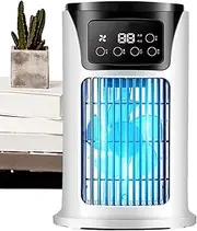 Portable Air Conditioners - Small Air Conditioning Fan - USB Air Cooler Personal Quiet Air Conditioner for Room Indoor Camping