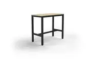 OL Axis Bar Leaner Melamine Board Top Metal Frame High Table