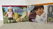 American Girl Doll craft kits: Doll Sports and Doll Hair Tips-NEW NRFB