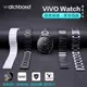 適用vivo watch 3手表陶瓷表帶星輝皓月磨砂鏡面腕帶vivowatch2智能辰夜黑運動月光白鏈男女通用非原裝配件