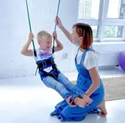 Inclusive Movement bungee straps for kids with CP Inclusive Playtime Kids Bungee