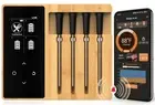 Accurate Smart Wireless Meat Thermometer - 4 Probes, Bluetooth, Temperature A...