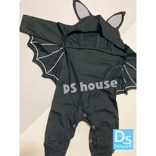 嬰兒 幼兒 紋身包屁衣 萬聖節服裝 角色扮演 蝙蝠俠長袖 新生兒 包屁衣連身衣