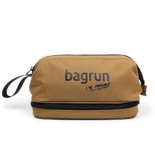 【Bagrun】軍風旅行盥洗包(大容量萬用收納包 雙隔層旅行收納包 洗漱包 隨身包 乾溼分離 大開口盥洗包)