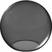 KastLite 16" Smoke Acrylic Lamp Post Globe | 5.25" Neckless Opening