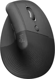 Logitech Lift Vertical Ergonomic Mouse, Wireless, Bluetooth or Logi Bolt USB Rec