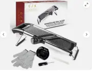 Gramercy Kitchen Co. Adjustable Stainless Steel Mandoline Food Slicer - Comes
