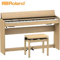 在飛比找PChome24h購物優惠-ROLAND F701 LA 88鍵數位電鋼琴 質感淺木紋色