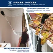 Gutter Cleaning Tool Stainless Steel Roofing Gutter Tool Gutter Length xiMKK