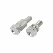 BIKE IT KAWASAKI TYPE PADDOCK STAND BOBBINS 10MM 1.25 PITCH IN SILVER
