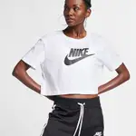 NIKE AS W NSW TEE ESSNTL CRP ICN FT女休閒運動上衣-白-BV6176100