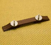 006-2782-200 Genuine Gretsch Guitar Rosewood Bridge Base w/ Nickel Wheels/Studs
