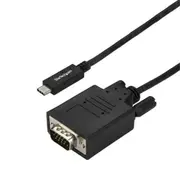 StarTech.com CDP2VGAMM2MB 1920x1200 USB-C to VGA Cable - 2m (6.6ft) - Black USB-C to VGA [CDP2VGAMM2MB]