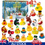 2024 Christmas Rubber Duck Advent Calendar 24 Days of Christmas Rubber Duck Set