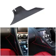 Honeycomb Carbon Fiber Console Right Panel Trim Cover For Jaguar F-TYPE 13-24 (for: Jaguar)